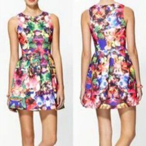 Eight Sixty floral print scuba Dress